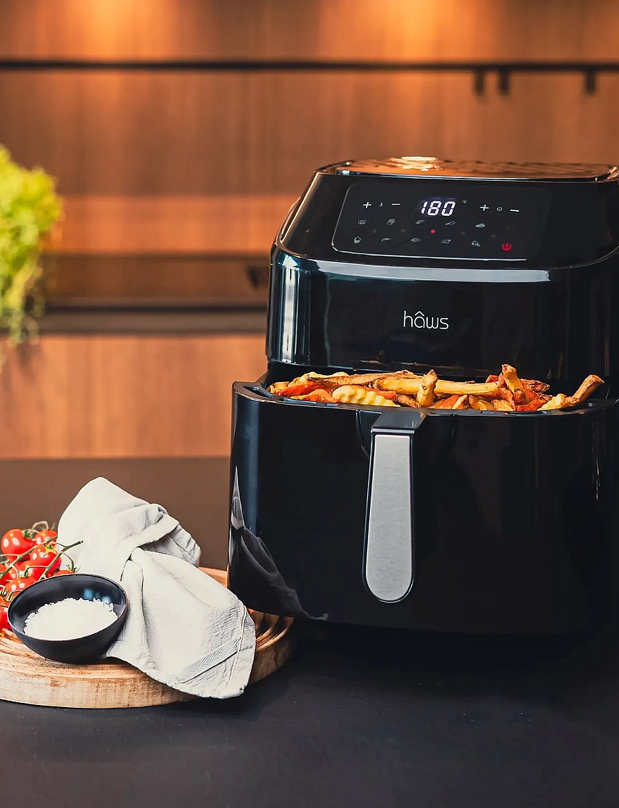 Hâws - Hâws AFRY30920 Vejrø Air Fryer 9.2 L 2150W PFAS Free Coating Double Heating Element - kuumaõhufritüürid - black - 2