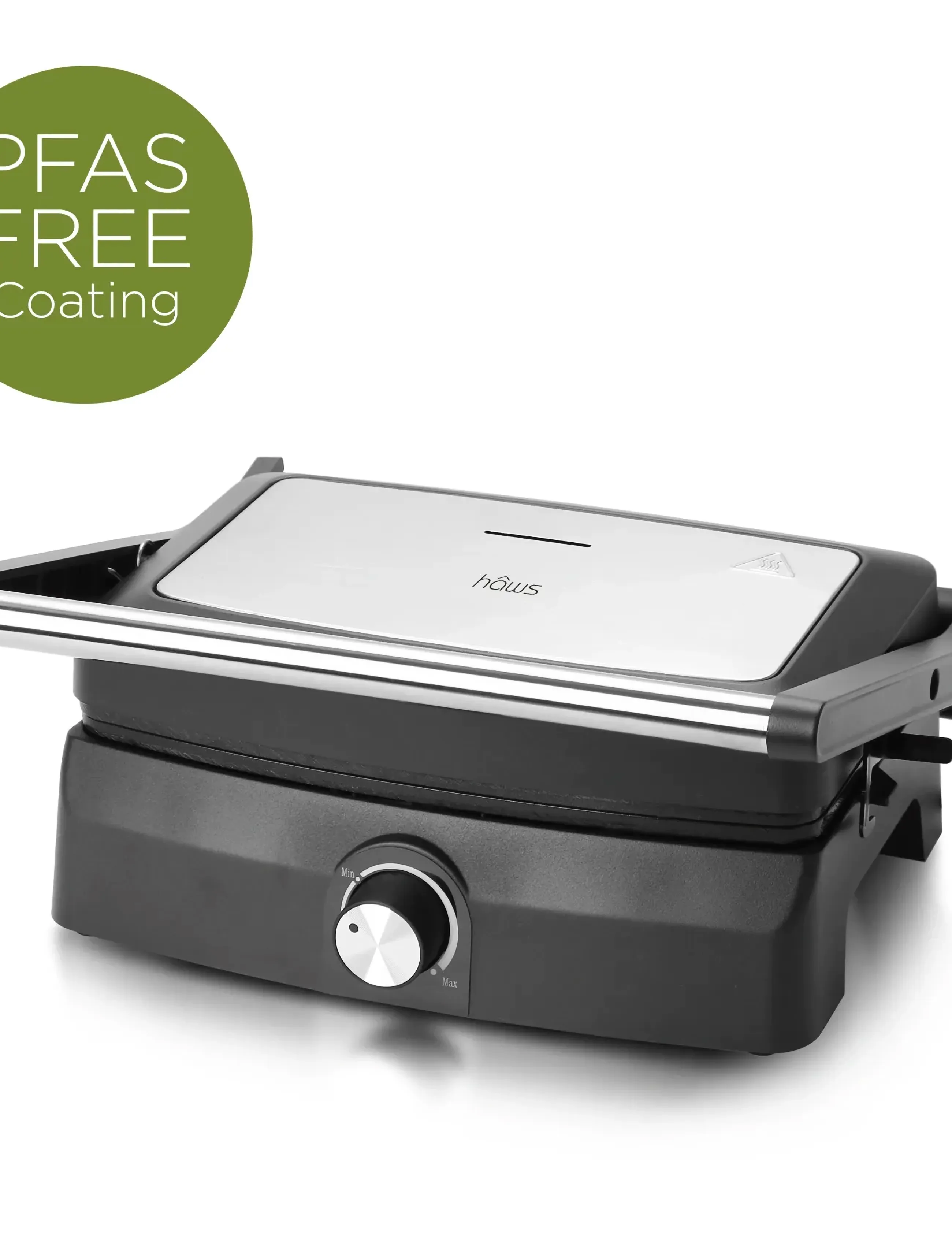 Hâws - Hâws Contact Grill 750W PFAS Free Coating - bordgrill - black - 3
