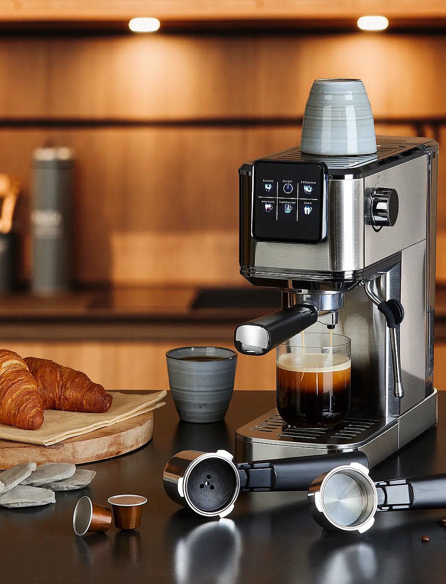 Hâws - Hâws Espresso Machine 7-IN-1 Steel 20 Bar 1350W - osta hinna alusel - black - 0
