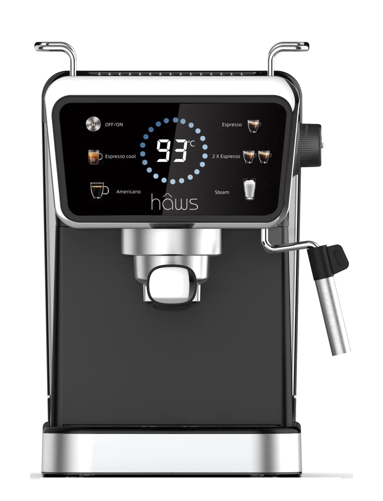Hâws Espresso Machine 7-In-1 20 Bar 1350W, 1.5 L, Coffee Makers, Schwarz - Machines, Homeware