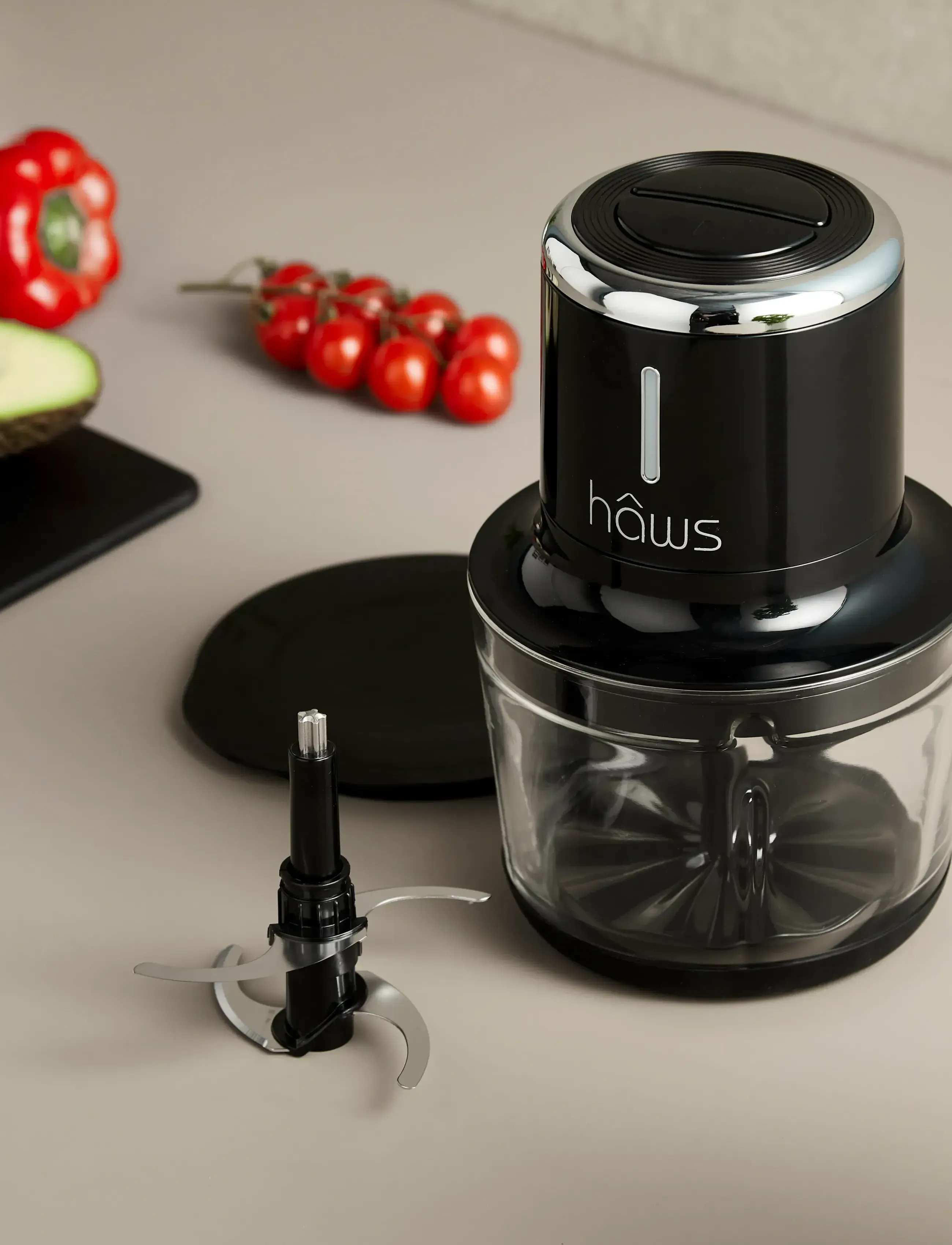 Hâws - Hâws CT200 Cordless Chopper 200W - mixers & blenders - black - 5