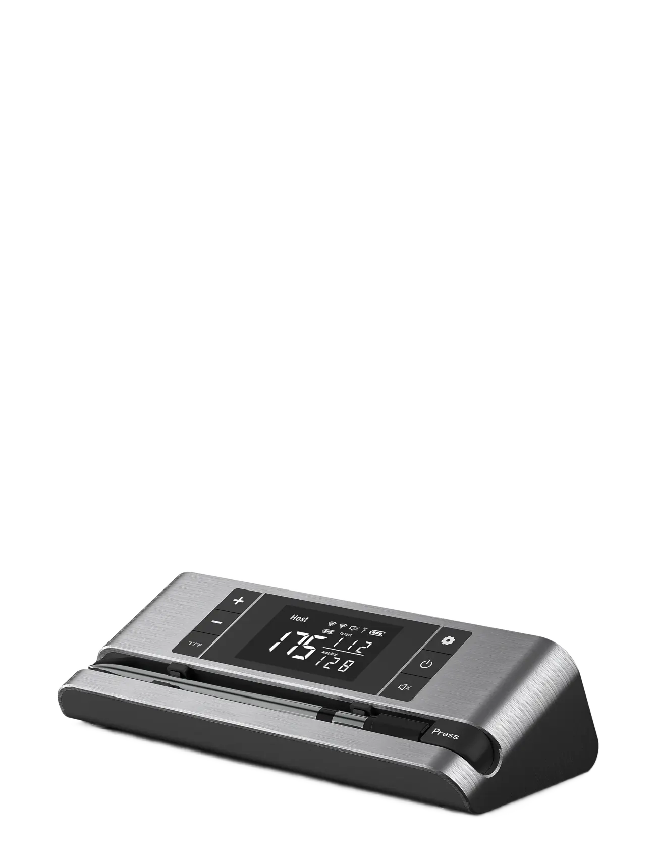 Hâws Wireless Meat Thermometer, Termometer og timer, Sølv, Str: ONE SIZE