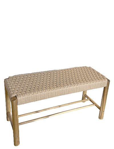 HâWs Nooka Lounge Bench Paper Cord - Taburetter Og BæNke