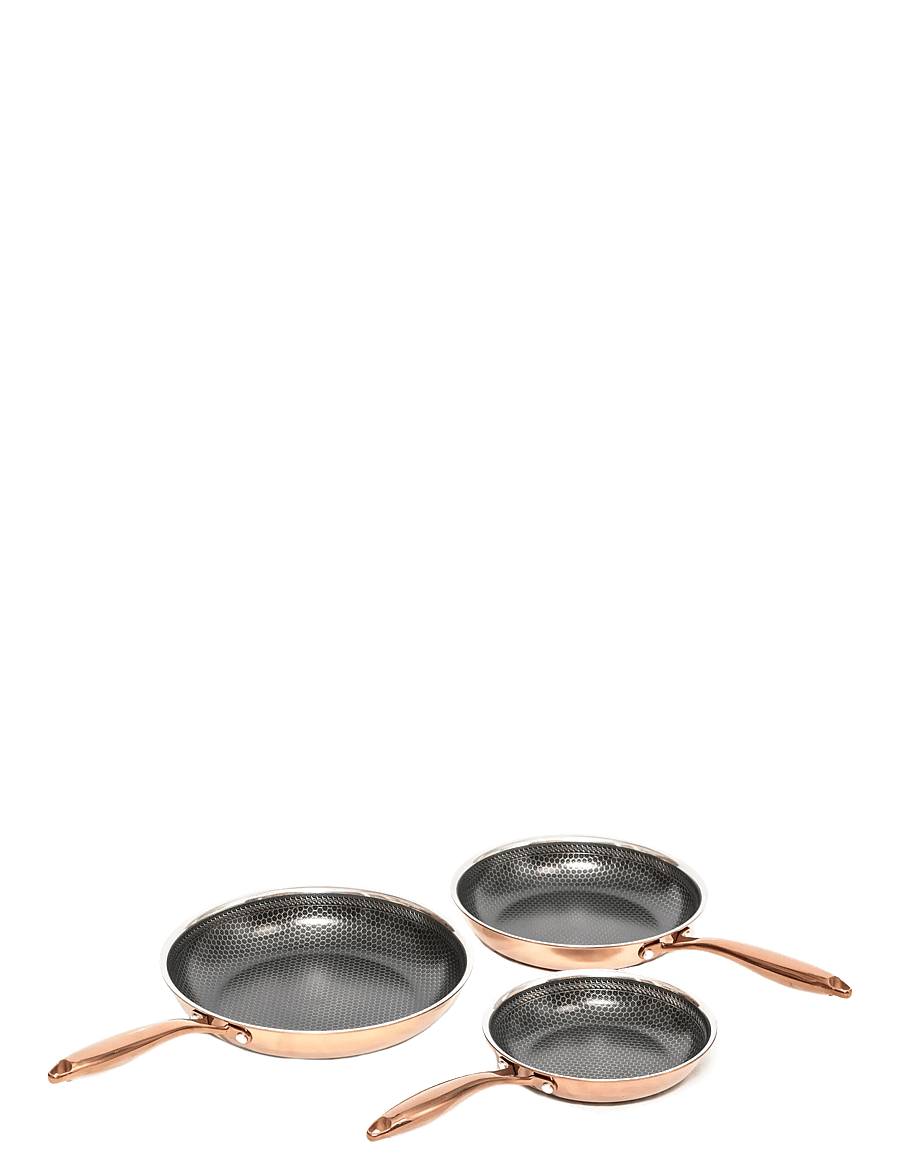 Hâws - Santo Frying Pan 20+24+28cm Hybrid coating - rose gold - 1