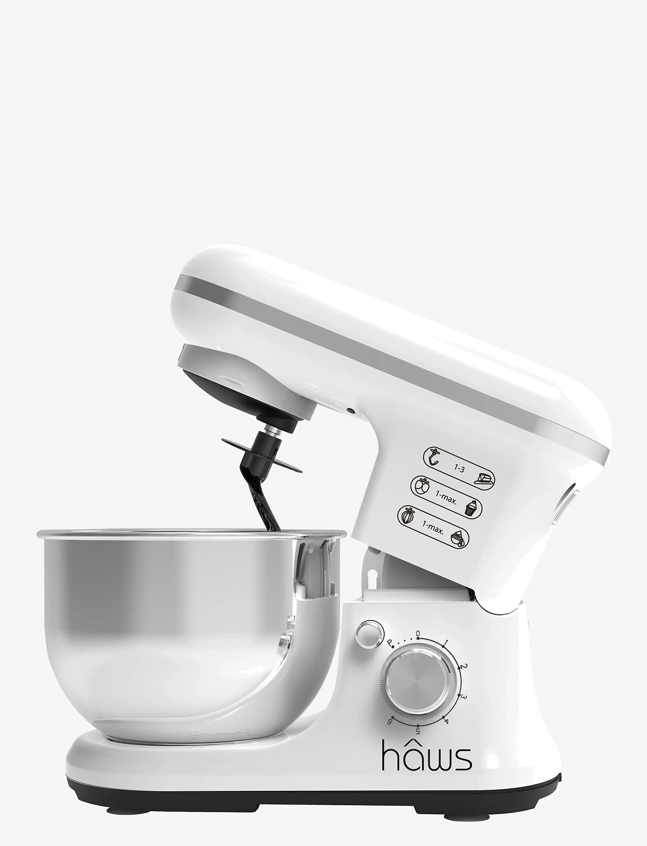 Hâws - Hâws KM1200W Kitchen Machine White 1200 W - standmixer - white - 1
