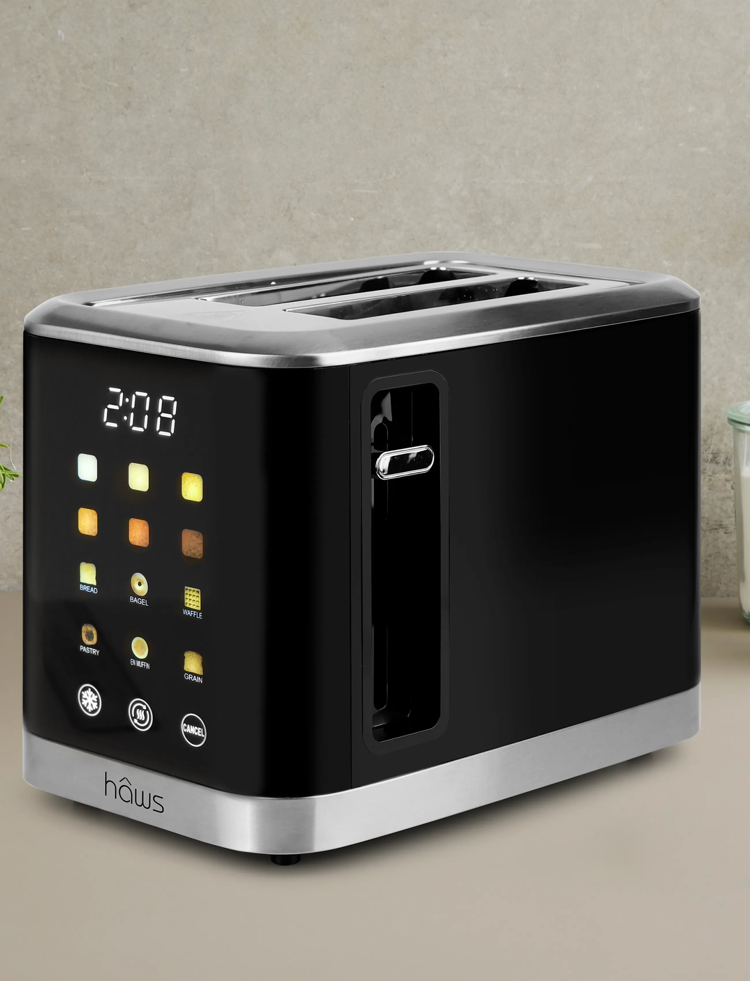 Hâws - Hâws Toaster Color LED 800W - black - 3