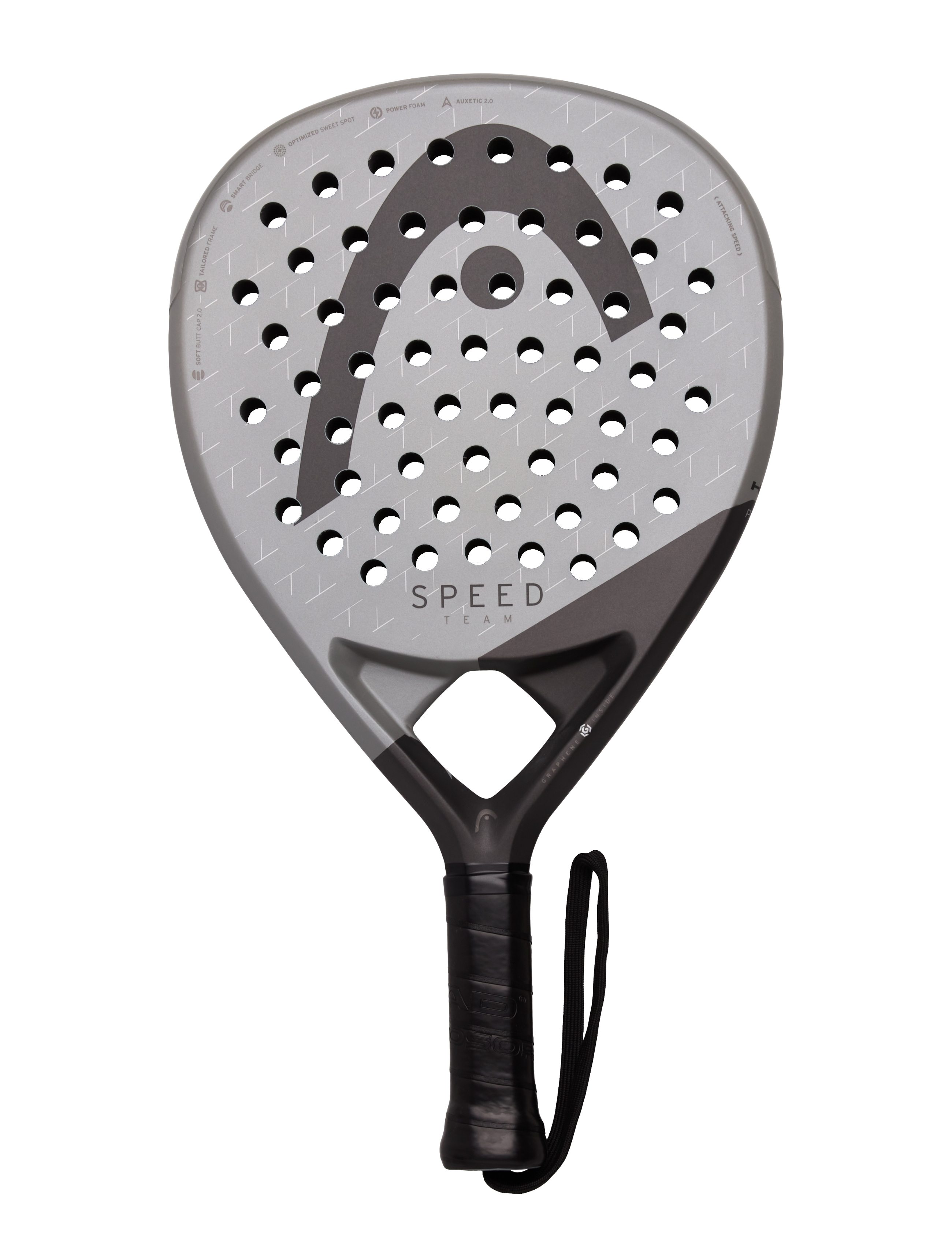 Head Speed Team 2025, Mænd, Padel Ketcher, Sort, Str: ONE SIZE