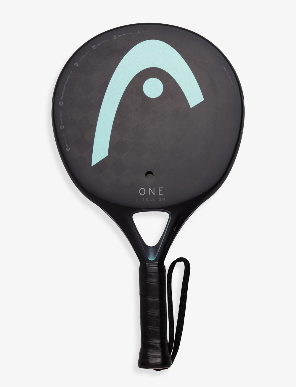 Head - One Ultralight Black - padel spaðar - black - 0