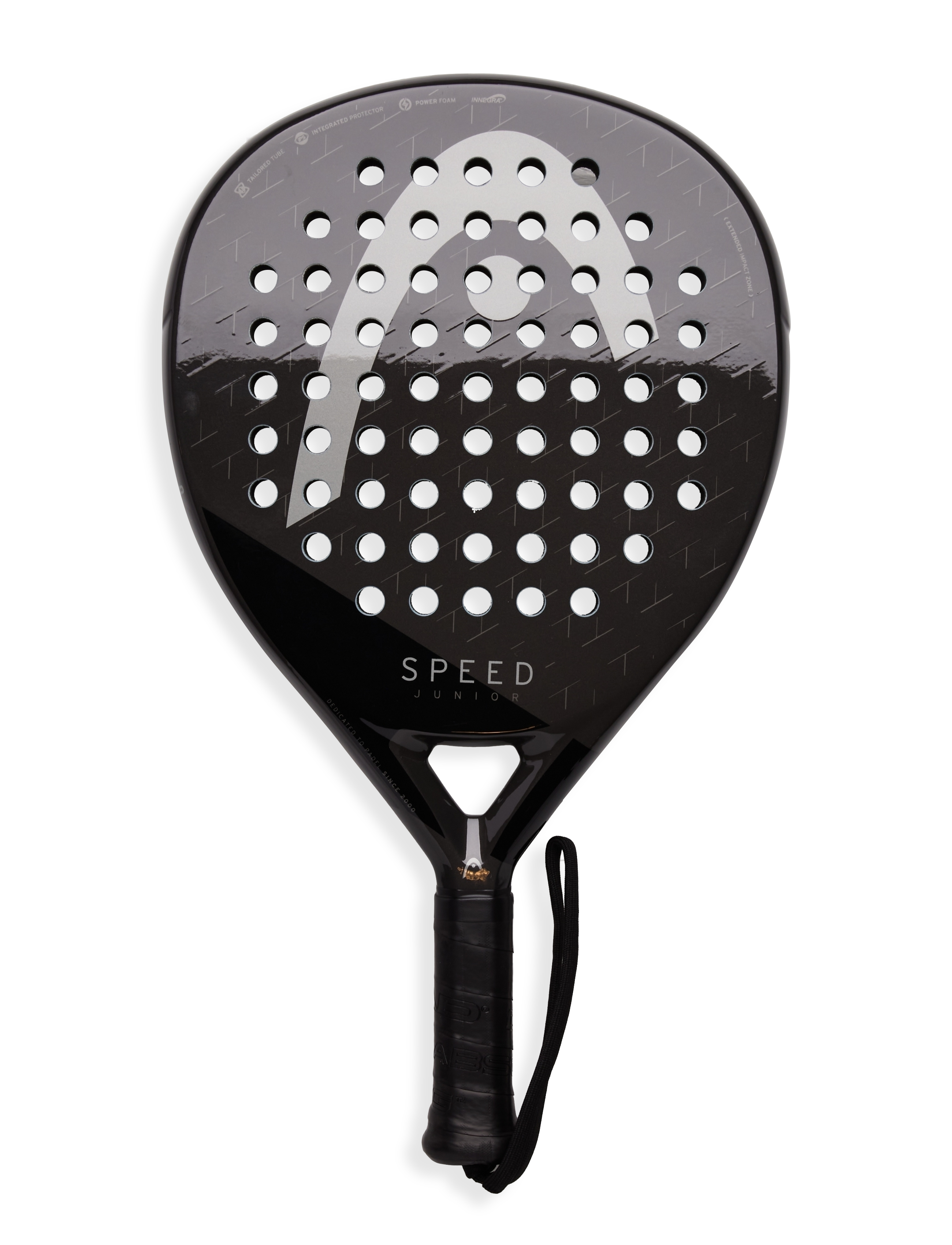 Head Speed Junior 2025, Børn, Junior Padel Ketcher, Sort, Str: ONE SIZE