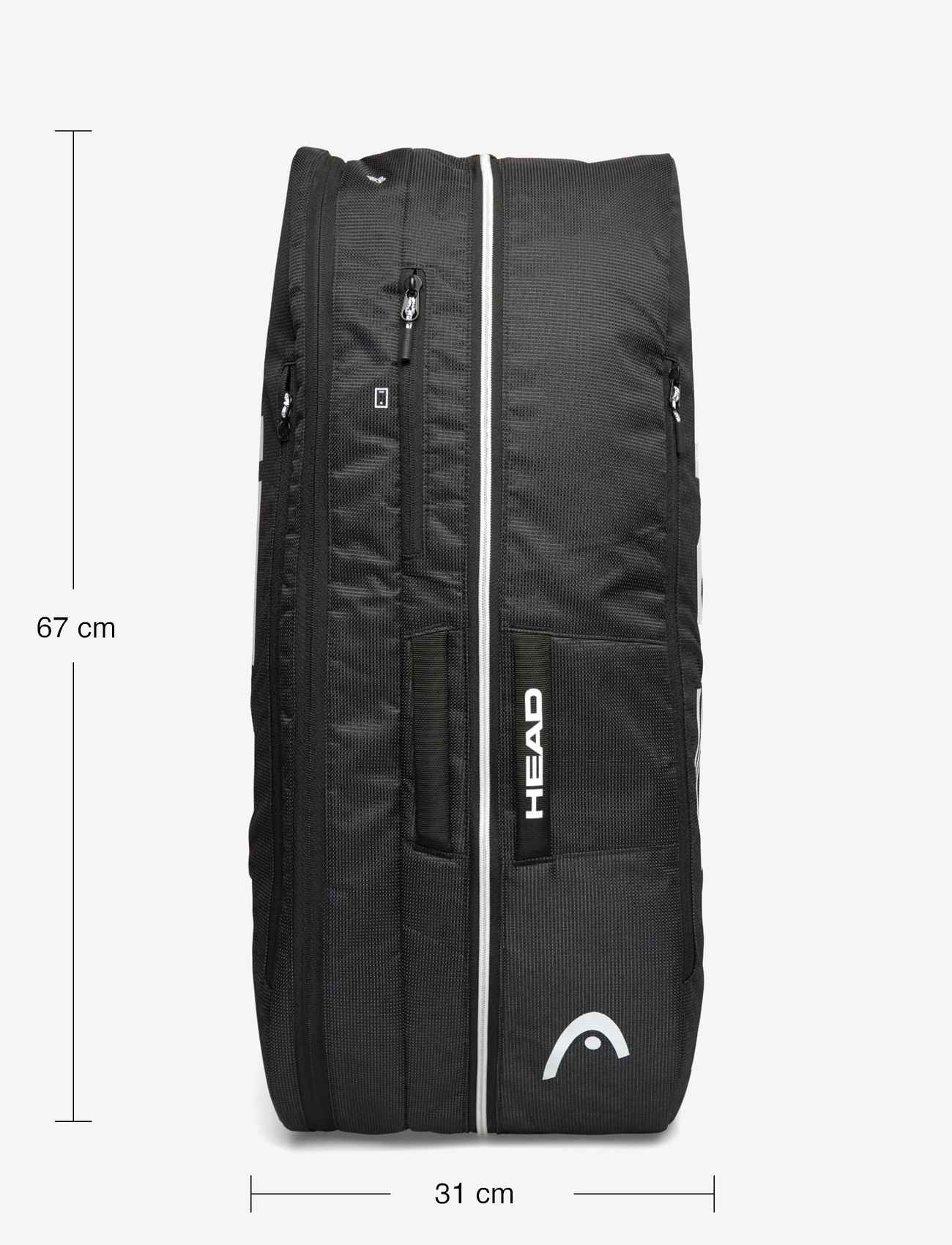 Head - Tour Racquet Bag L BK - sportrucksäcke - black - 4