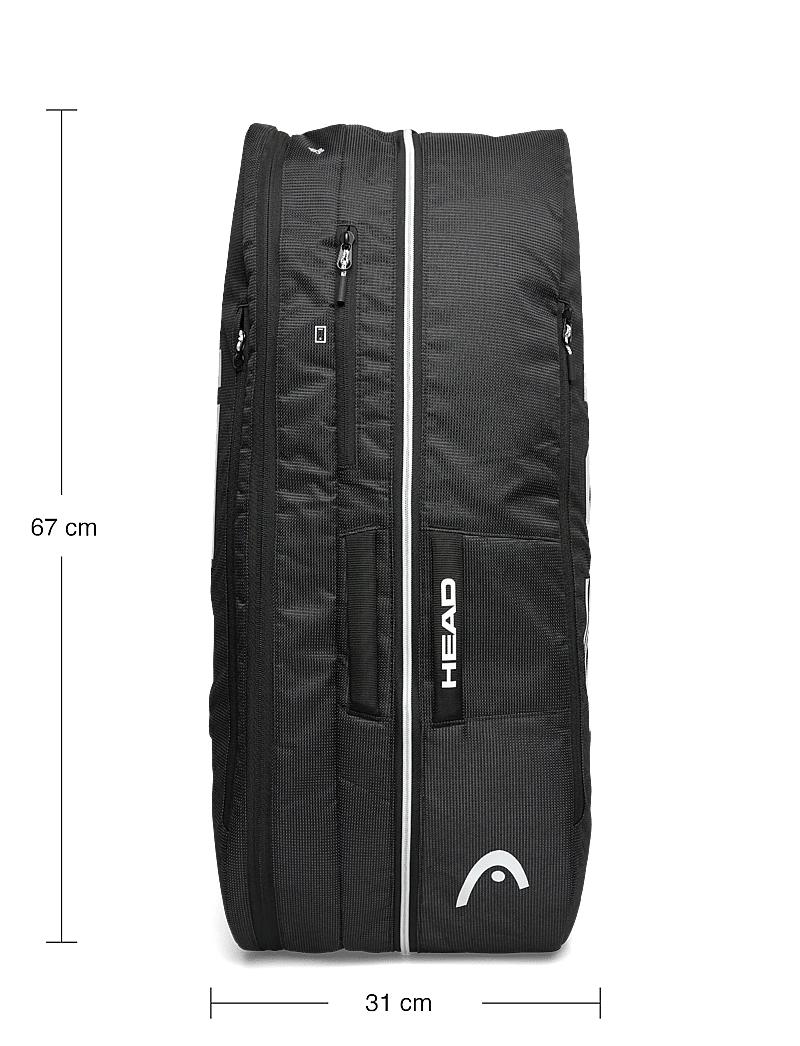 Head - Tour Racquet Bag L BK - sportrucksäcke - black - 4