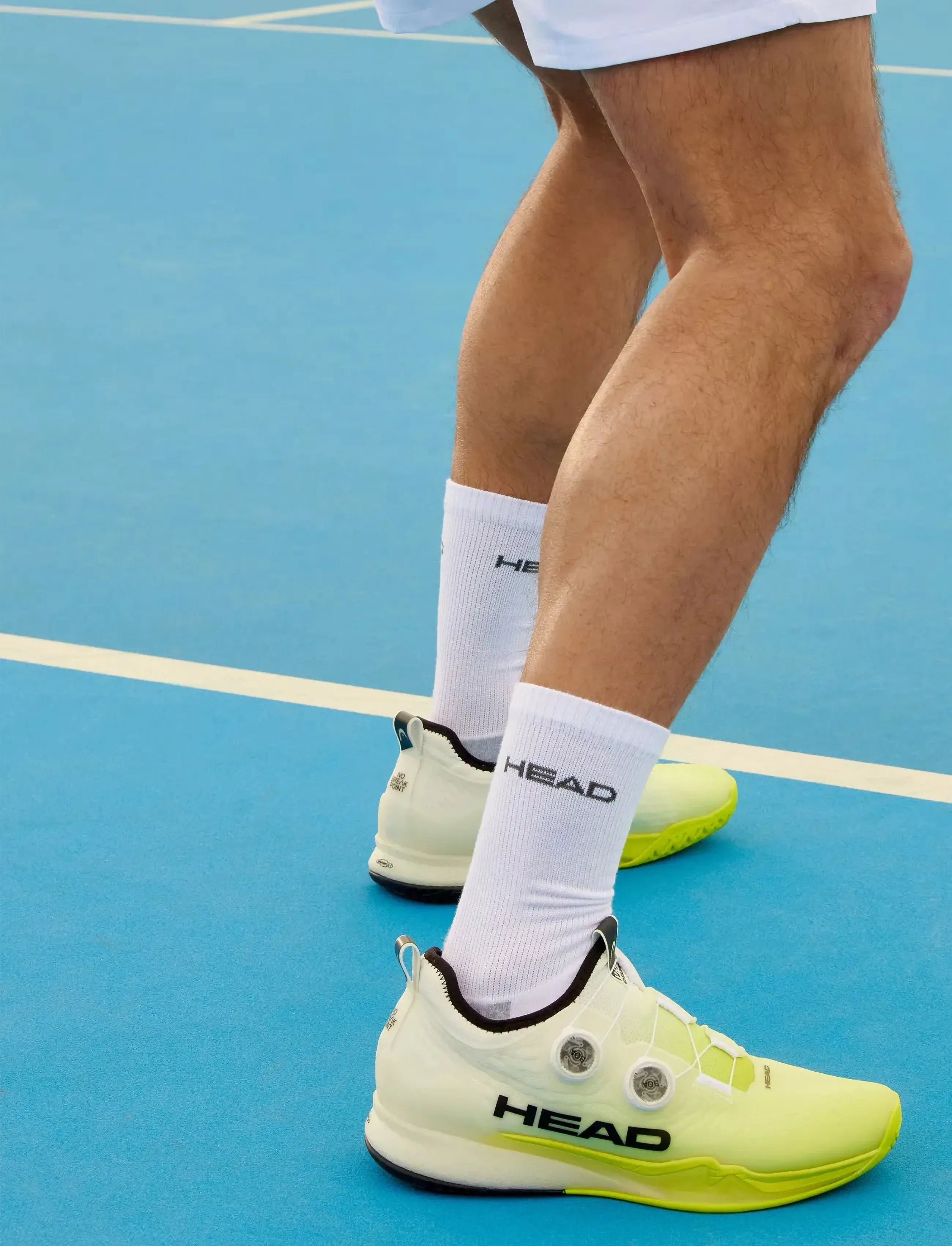 Head Endure Pro Boa Men Whyw, 42.5, Yellow, Sport Racketsports Sko > Sport Tennis Sko, Herre