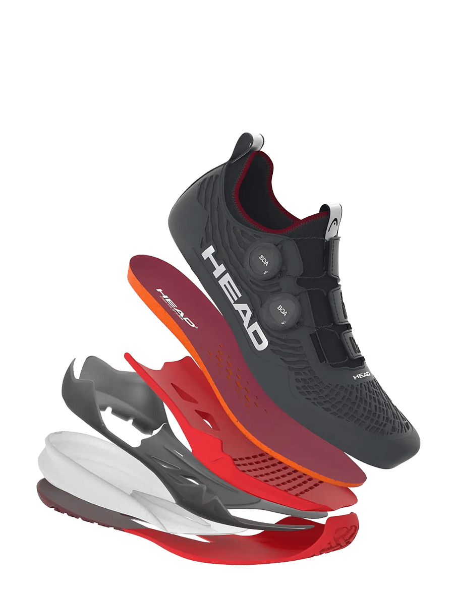 Head - Endure Pro BOA Men BKRD - black/red - 5