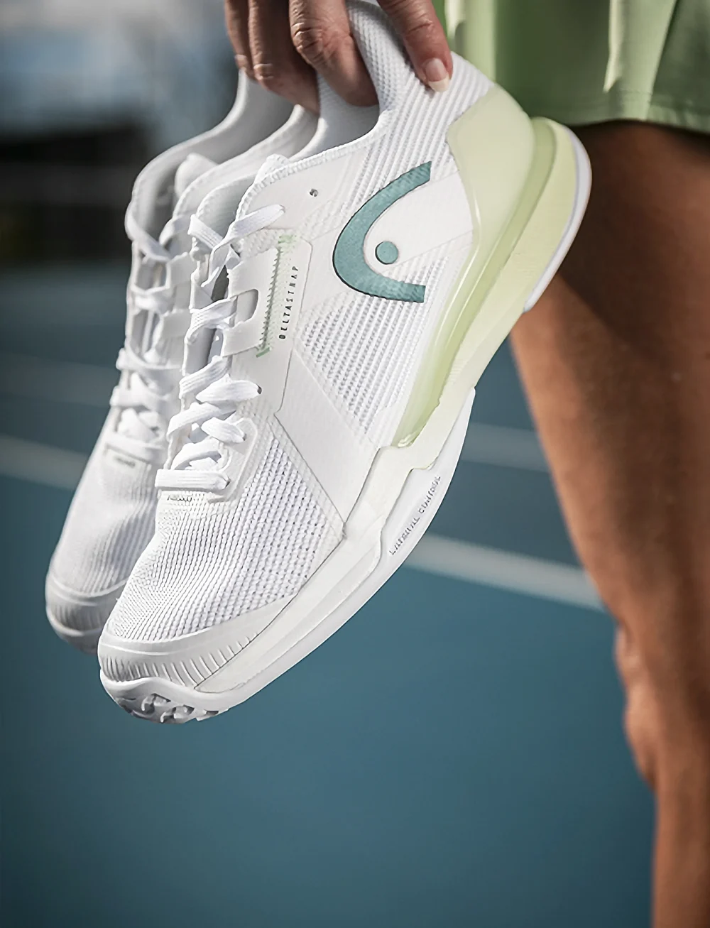 Head - Sprint Pro 4.0 Women WHLN - tennisschuhe - white/lightgreen - 0