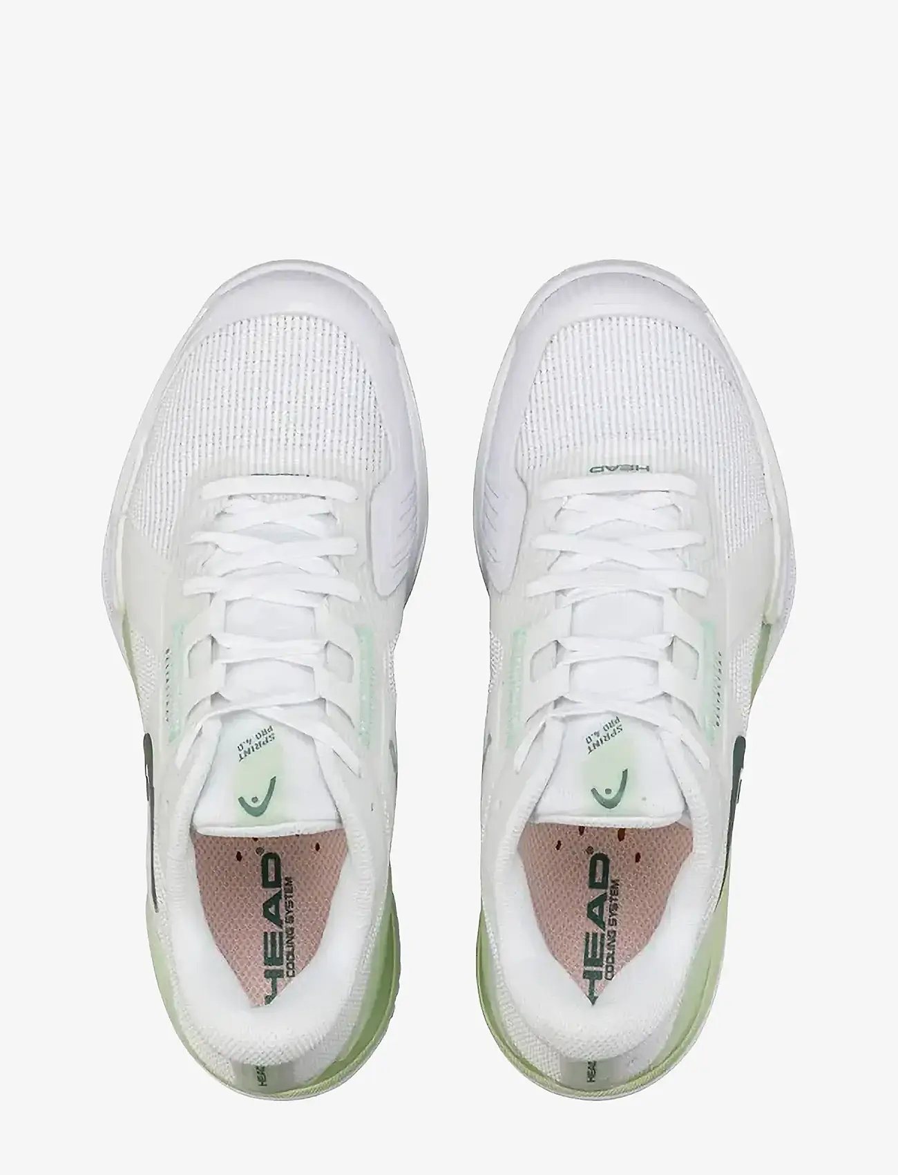 Head - Sprint Pro 4.0 Women WHLN - white/lightgreen - 4