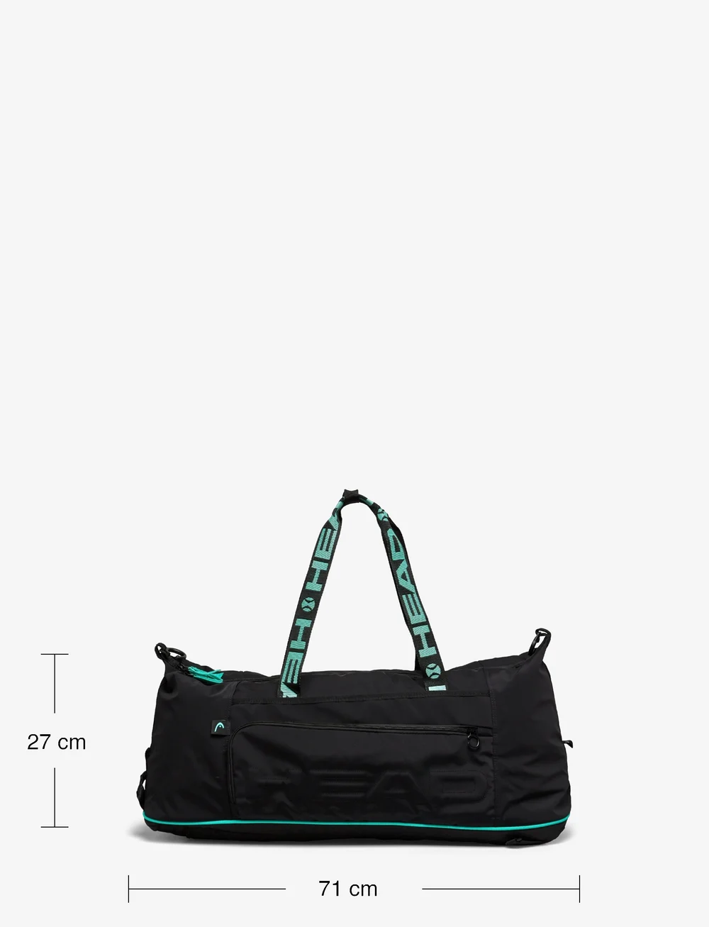 Head - Coco Duffle Bag - reketispordikotid - black/mint - 5