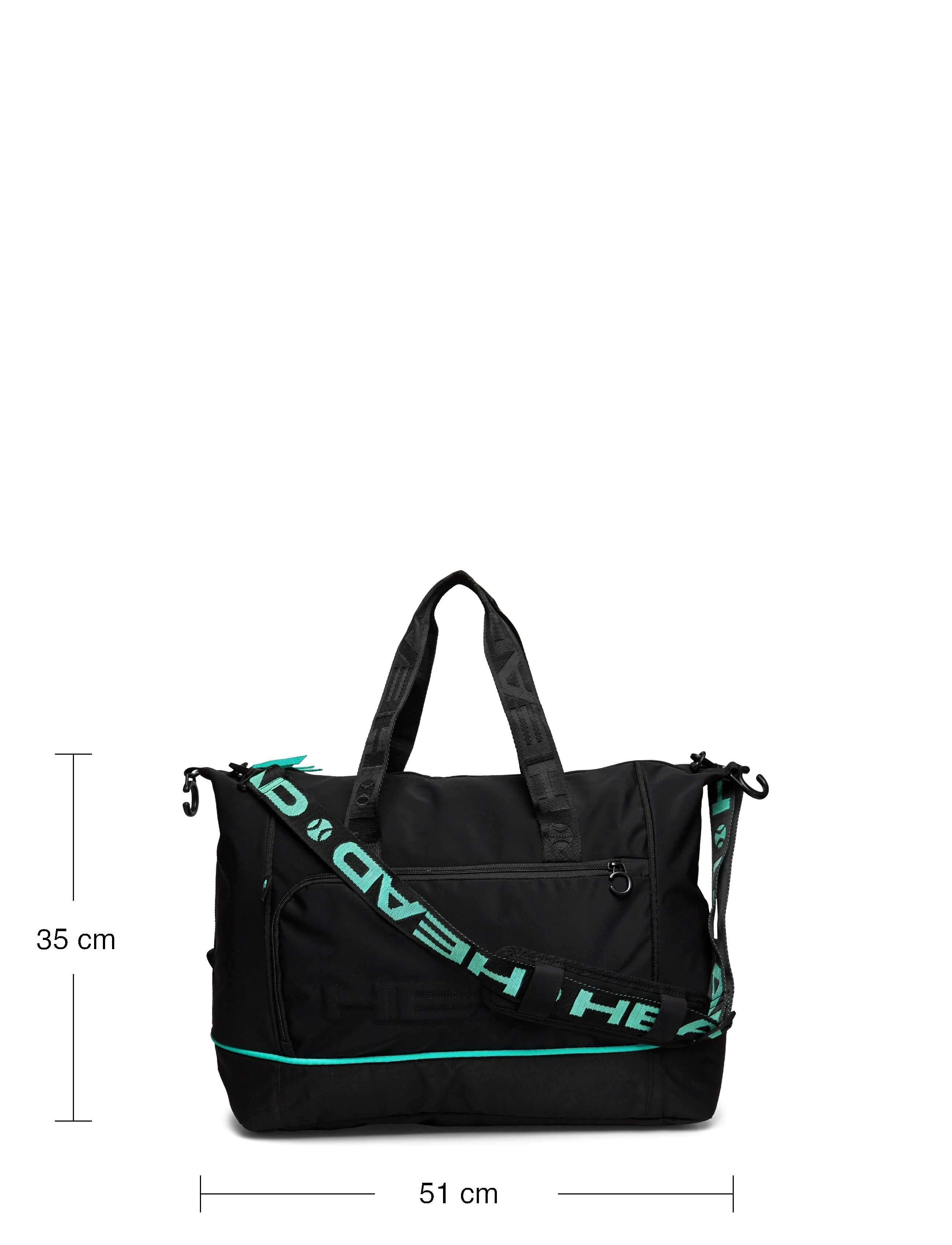 Head - Coco Court Bag - black/mint - 4