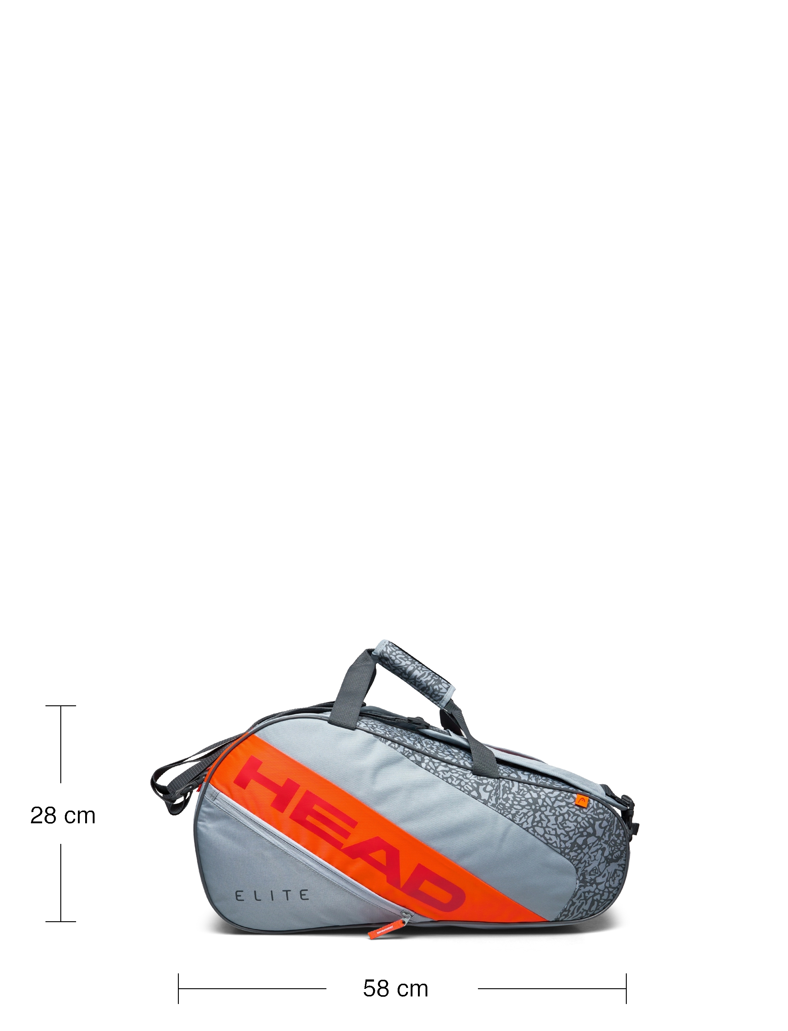 Head - HEAD Elite Supercombi Padel Bag - grey/orange - 5