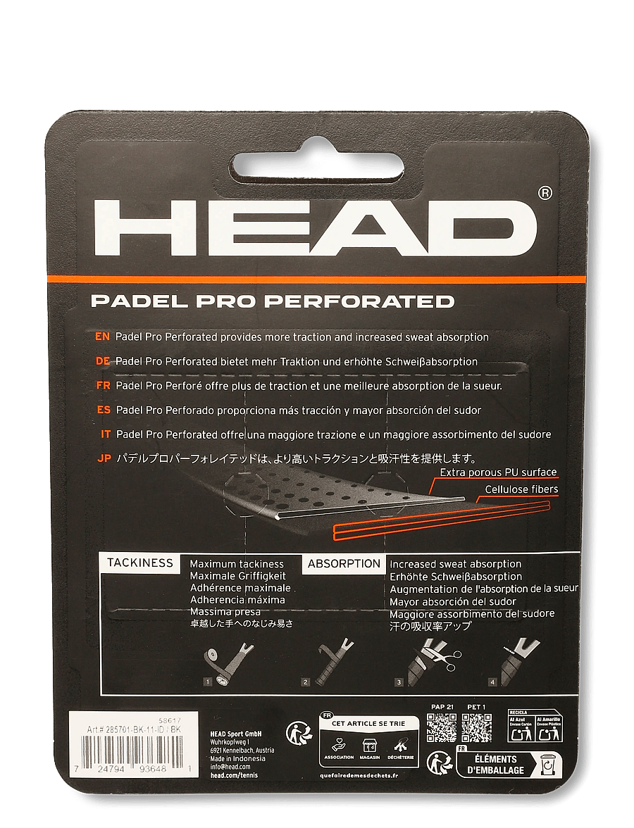 Head - Padel Pro Perforated - autres accessoires - black - 1