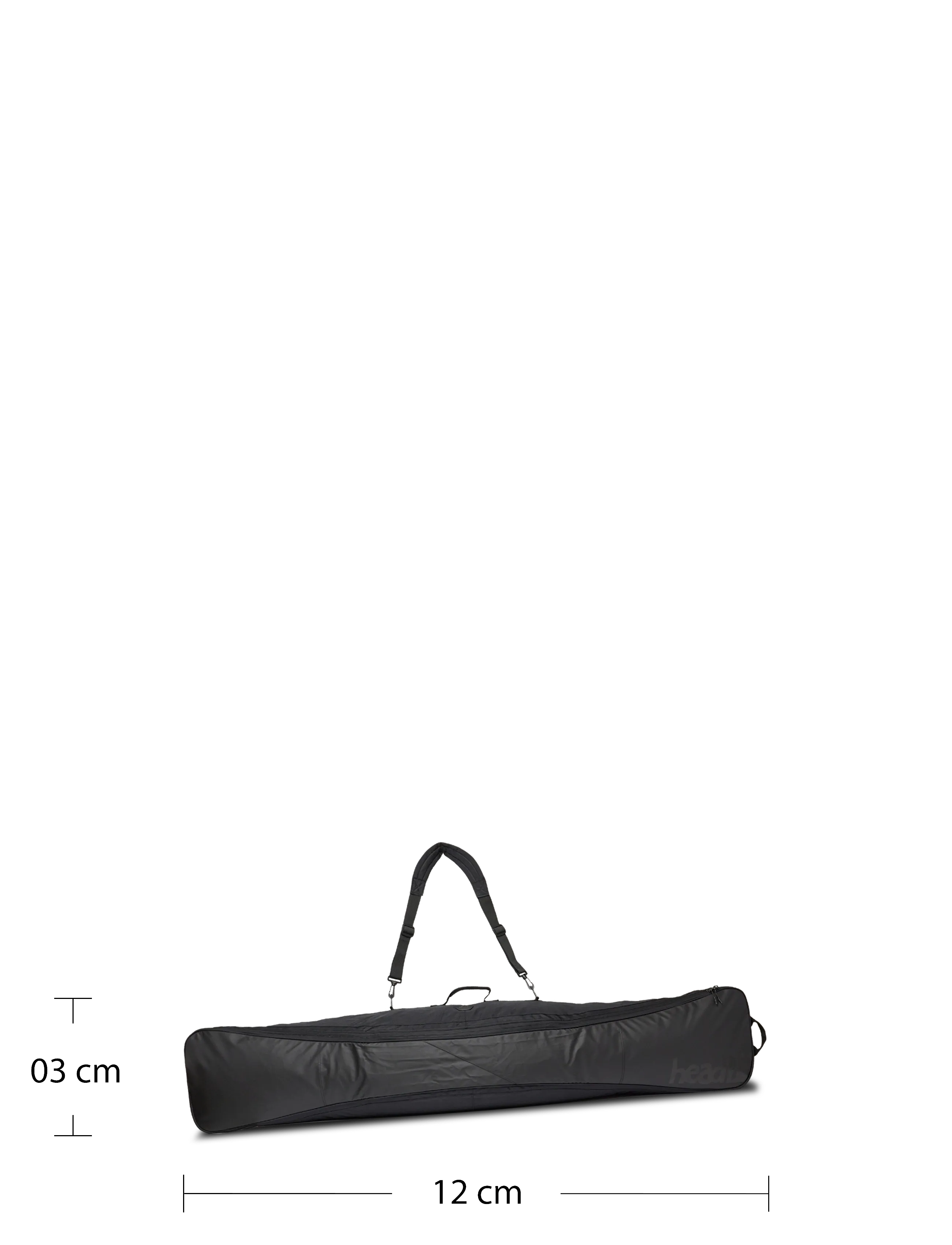 Head - SINGLE BOARDBAG + BACKPACK - black - 3