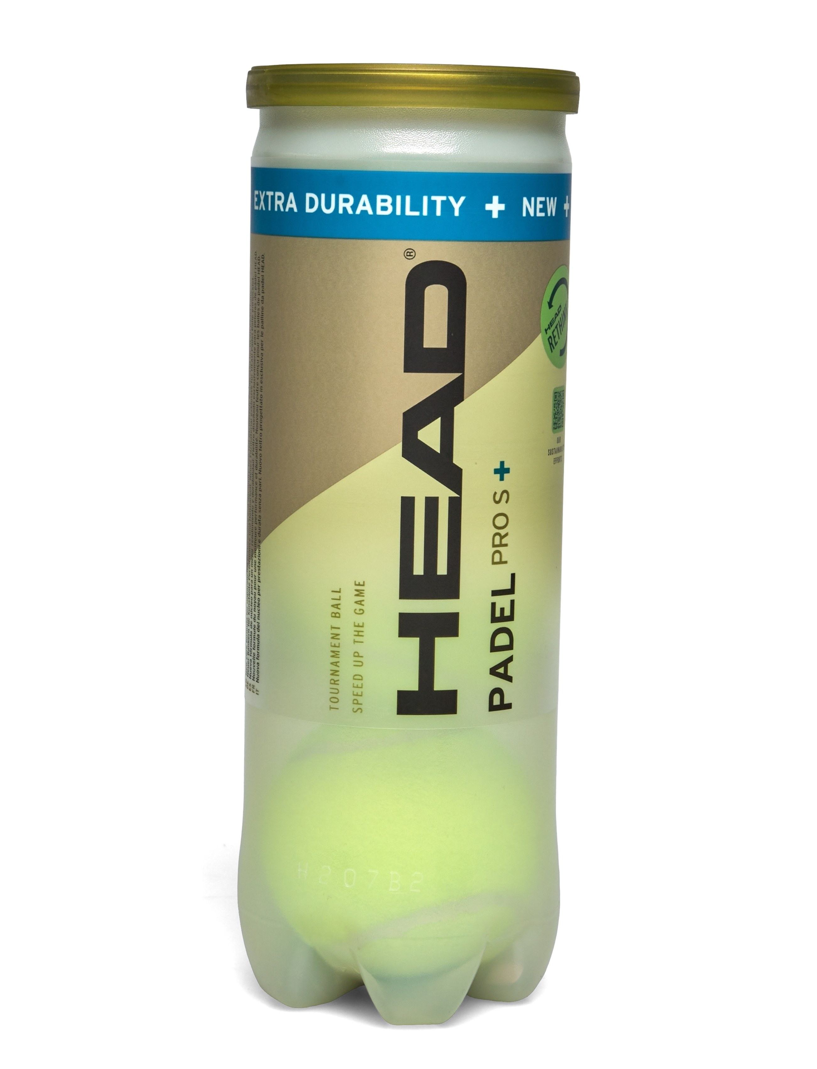 Head 3B Head Padel Pro S+, Mænd, Turnerings Padelbolde, Gul, Str: ONE SIZE