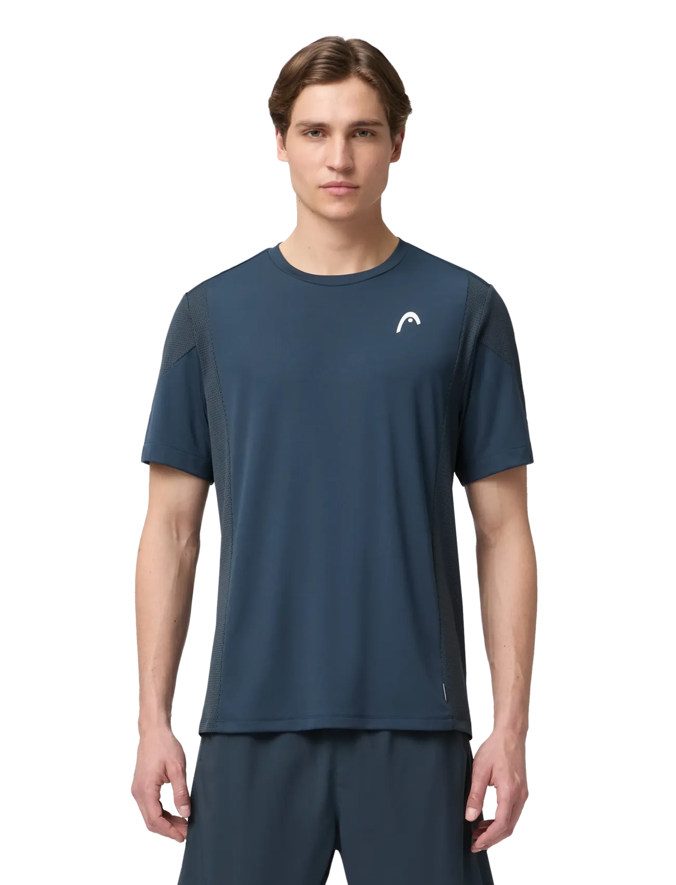 Head Slice T-Shirt Men, XS, Sport Oberteile, Marineblau - T-shirts, Männerswear