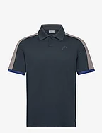 PLAY Tech Polo Shirt Men - NAVY/ROYAL BLUE