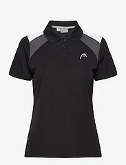 Head - CLUB 22 Tech Polo Shirt Women - oberteile & t-shirts - black - 0