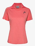 PADEL Tech Polo Shirt Women - CORAL
