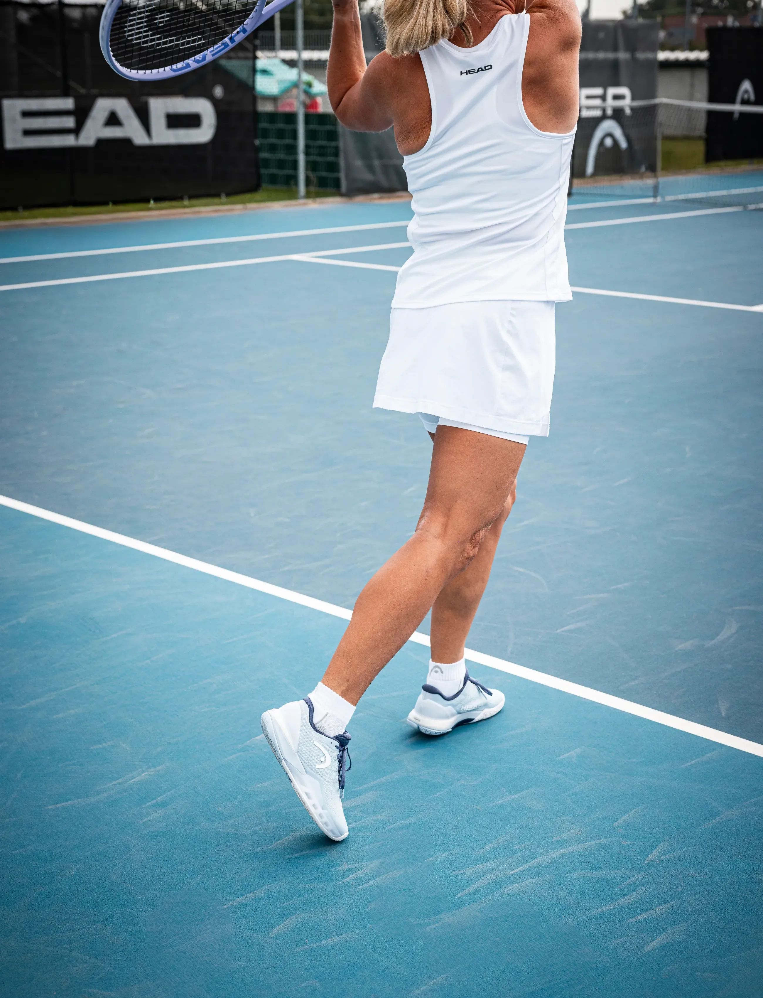 Head Club 25 Tech Tank Top Women, L, White, Sports Overdele & T-shirts > Sport Tank Overdele, Dame