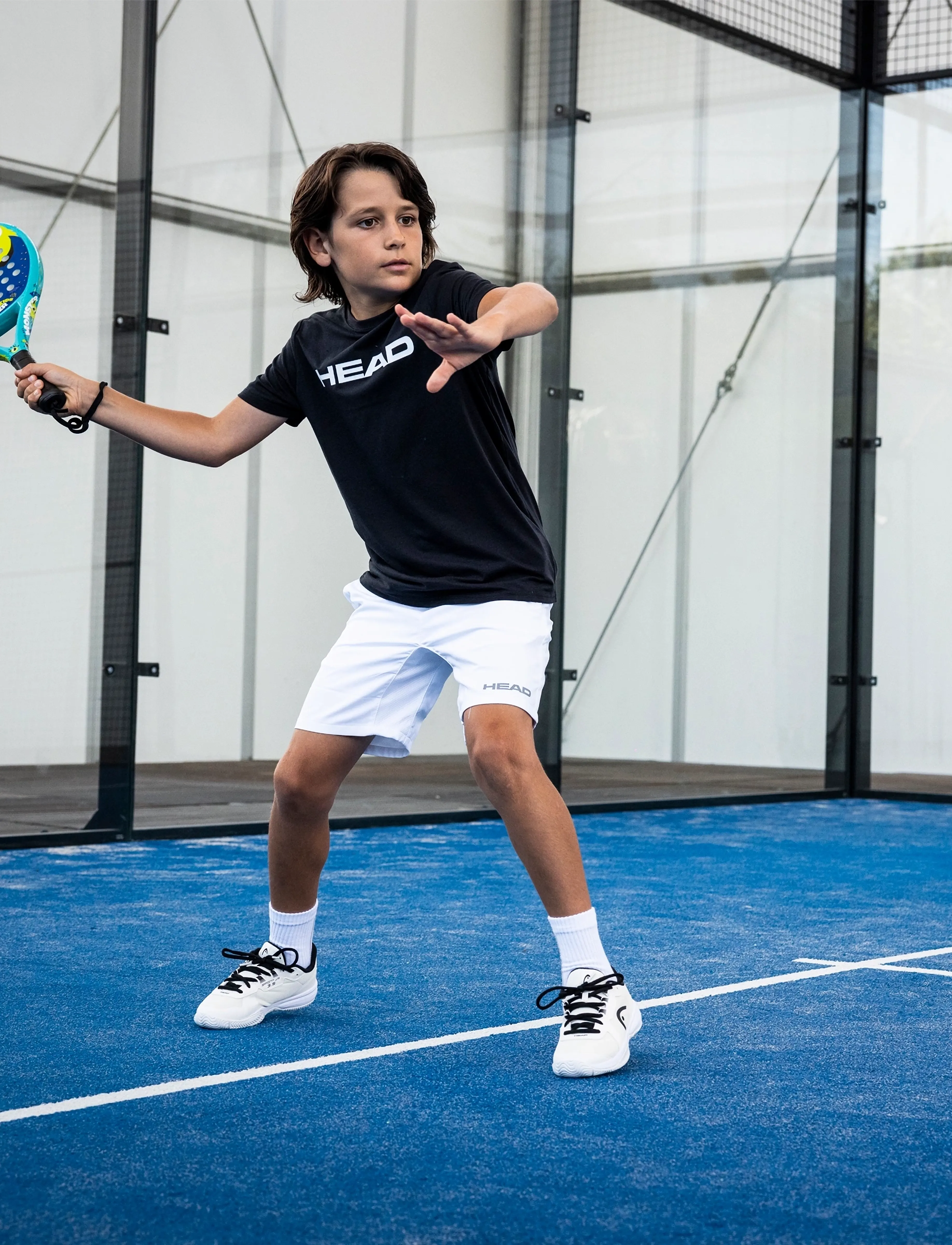 Head Club Bermudas Junior, 128, White, Shorts > Sportsshorts, Børn