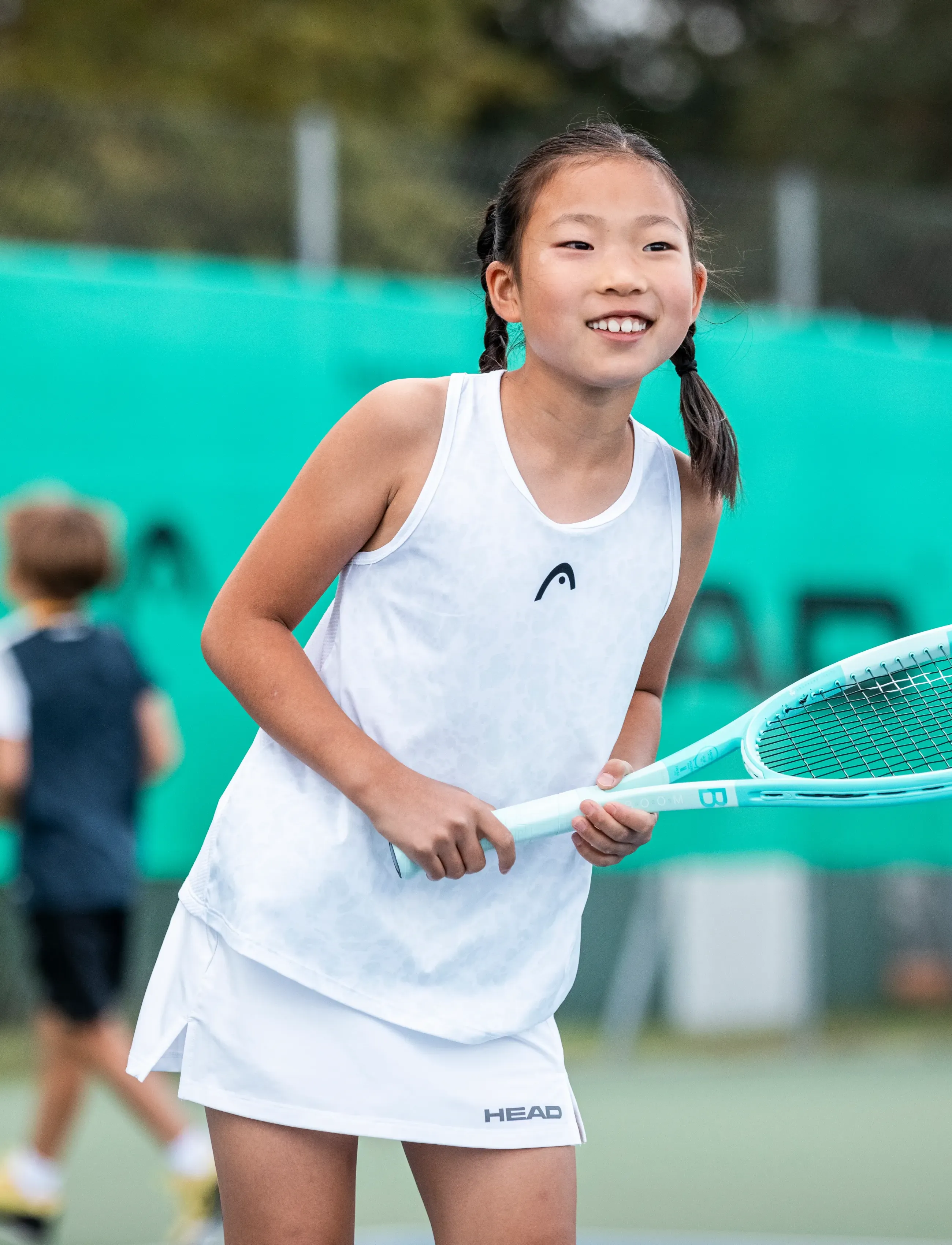 Head CLUB Basic Skort Girls - Kjolar - WHITE / white