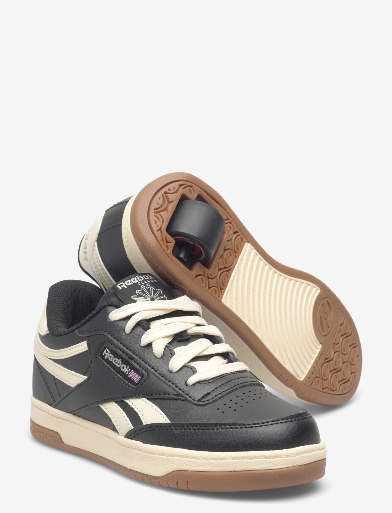 Heelys - Reebok Club C - niedriger schnitt - black/white - 0