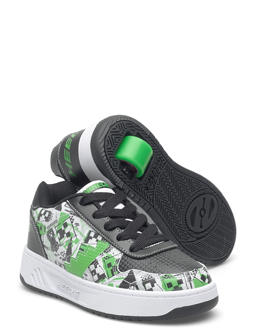 Heelys - Minecraft Kama - niedriger schnitt - white/black/green - 0