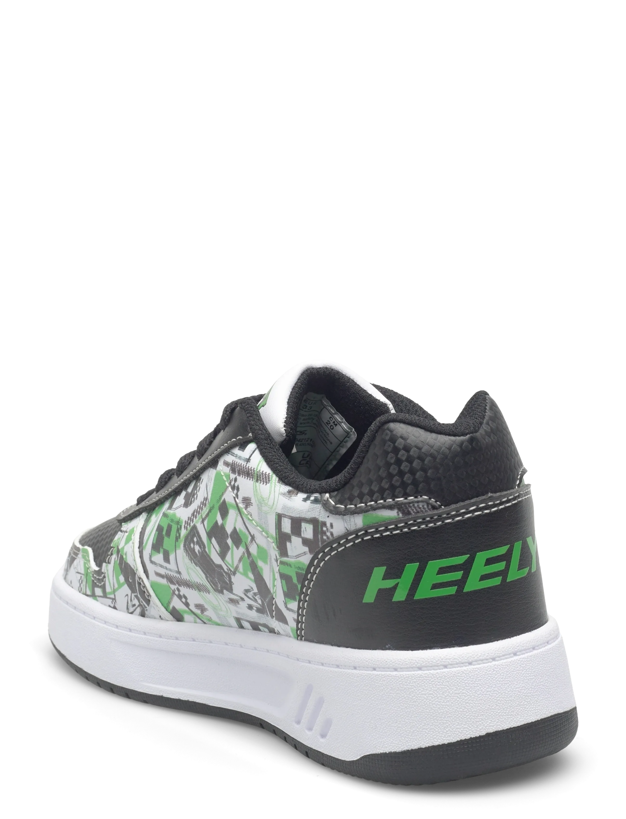 Heelys - Minecraft Kama - gode sommertilbud - white/black/green - 2