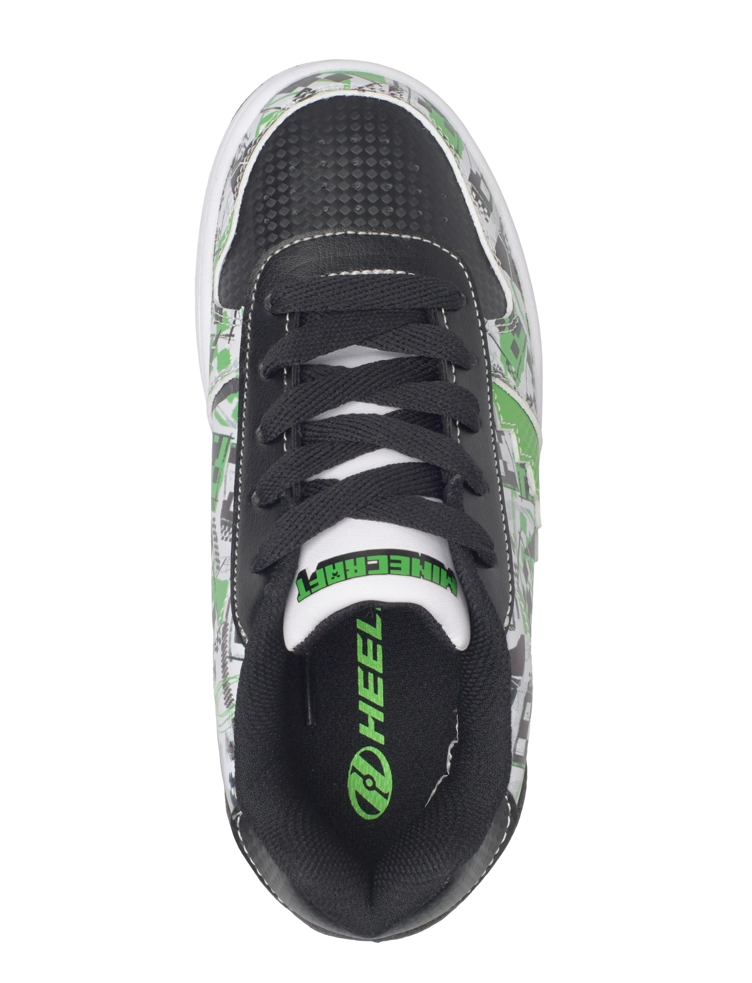 Heelys - Minecraft Kama - niedriger schnitt - white/black/green - 3