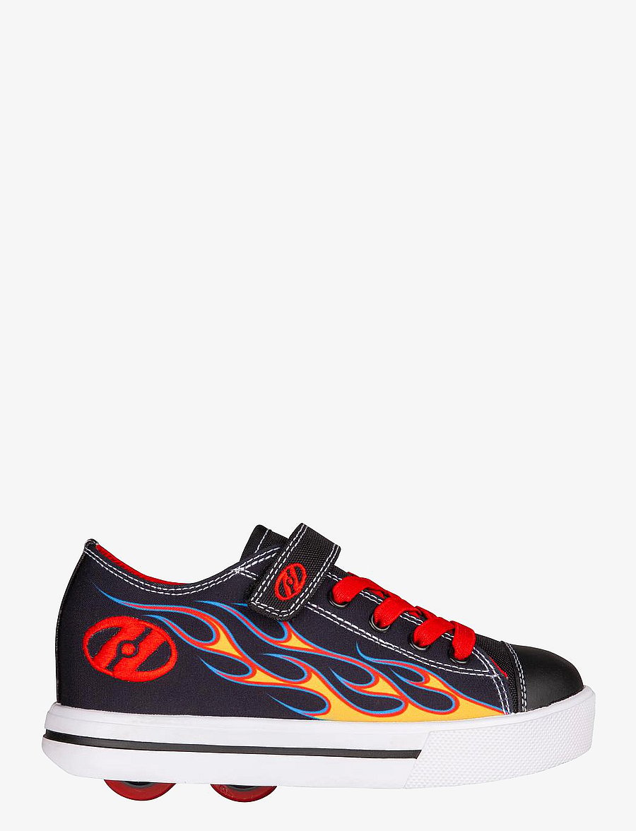 Heelys - Snazzy X2 - rulluisud - black/yellow/red flame - 1