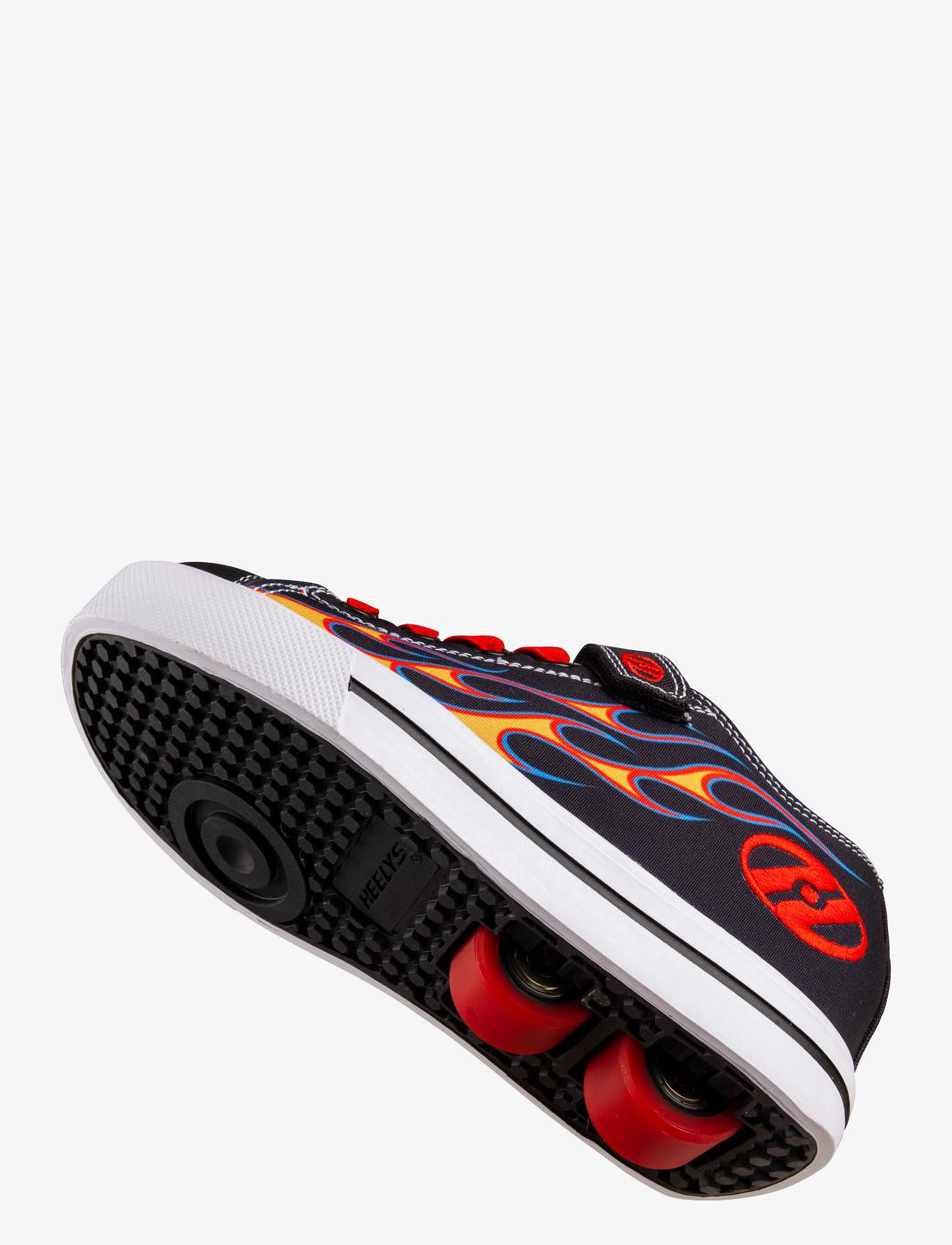Heelys - Snazzy X2 - rulluisud - black/yellow/red flame - 2
