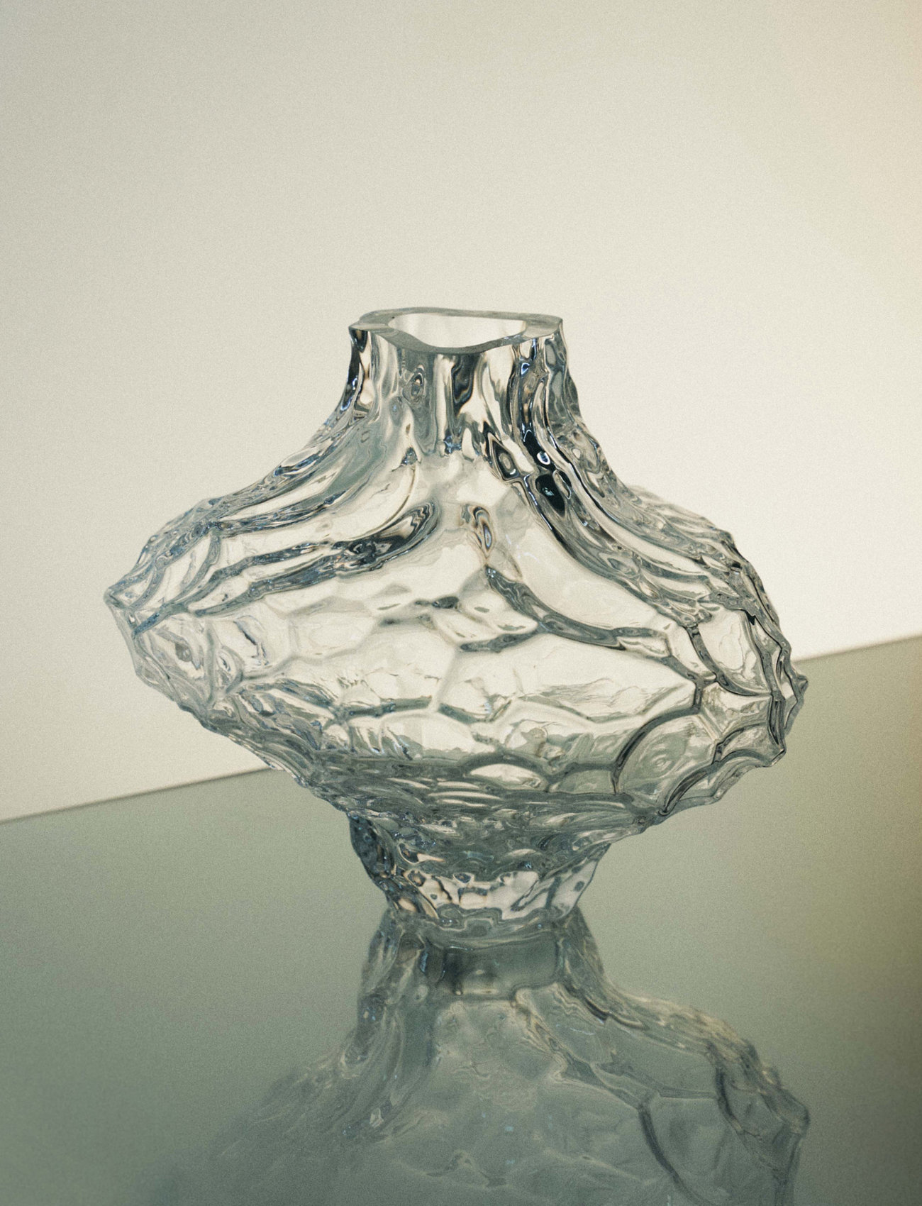 Hein Studio - Canyon glasvas - stor - stora vaser - clear - 1