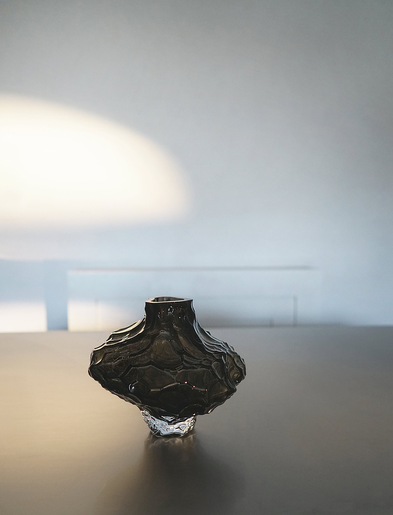 Hein Studio Canyon Large New Smoke, H:26 cm, Decoration, Schwarz - Vases, Homeware