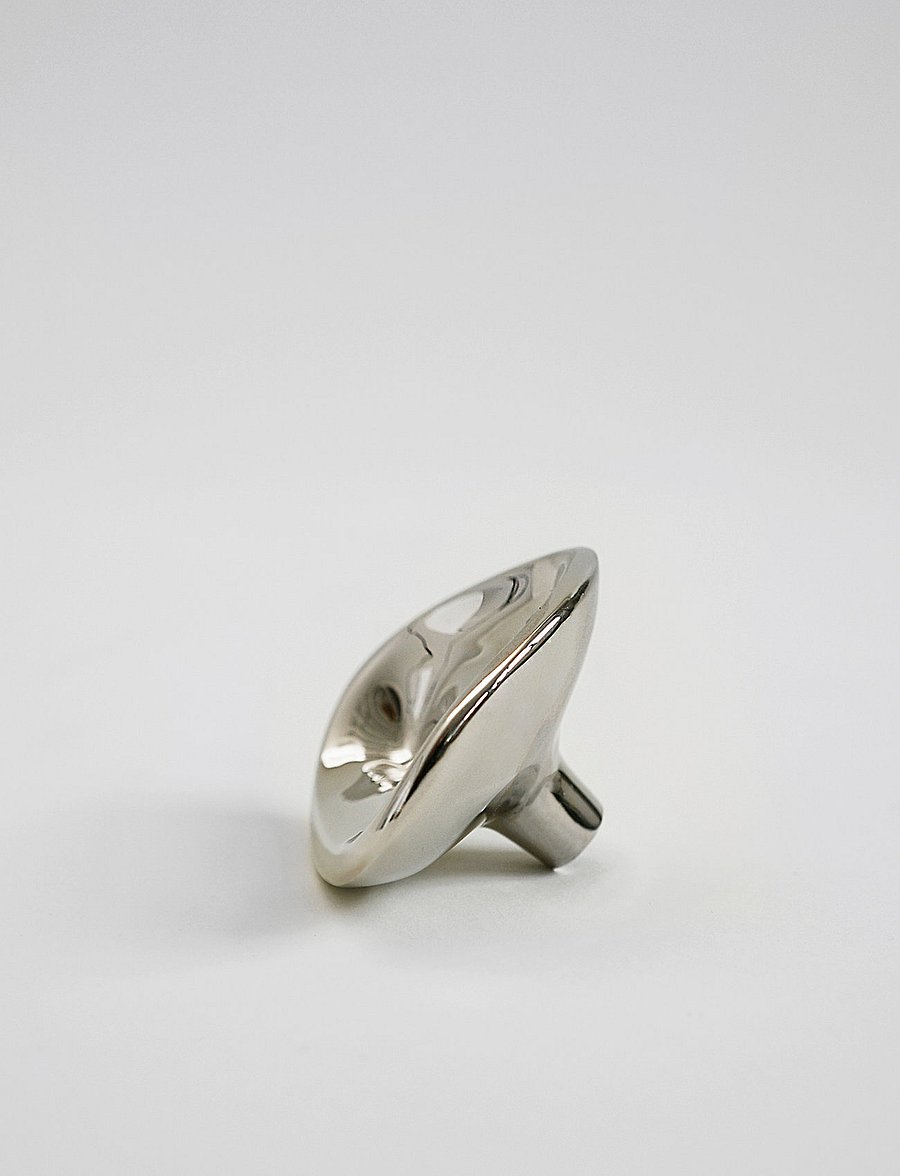 Hein Studio - Ripple no. 01 (Small, Nickel) - nupud - chrome - 0