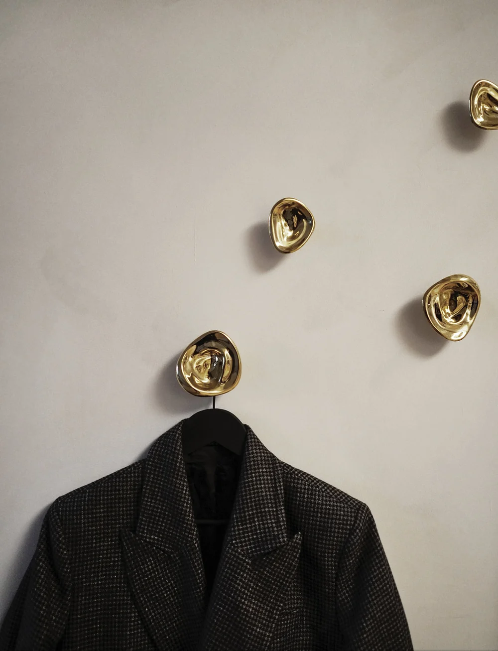 Hein Studio - Ripple no. 02 (Large, Nickel) - kleiderhaken und ständer - chrome - 4