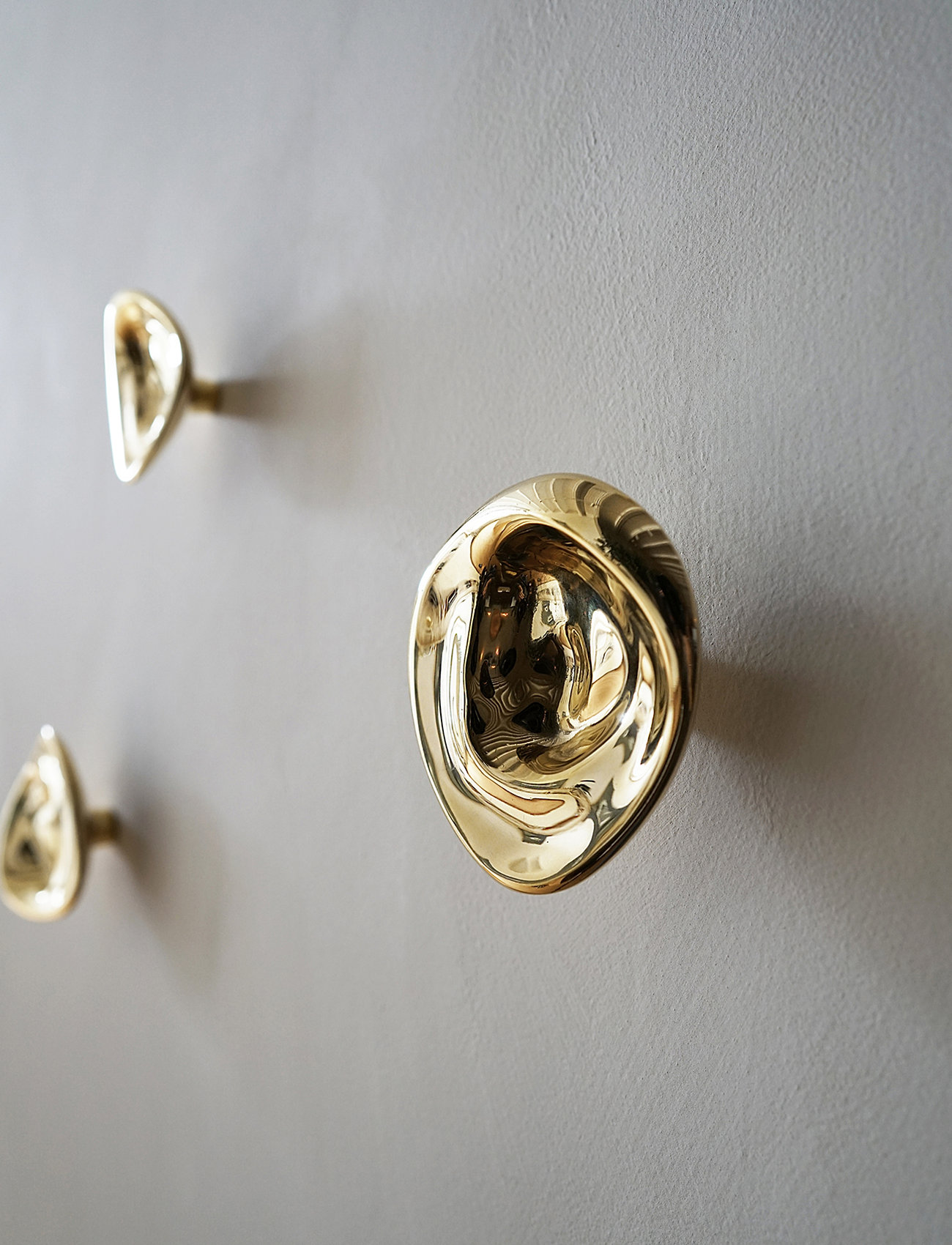 Hein Studio Ripple No. 02 (Large, Brass), One Size, Furniture, Gold - Coat Hooks & Racks, Homeware