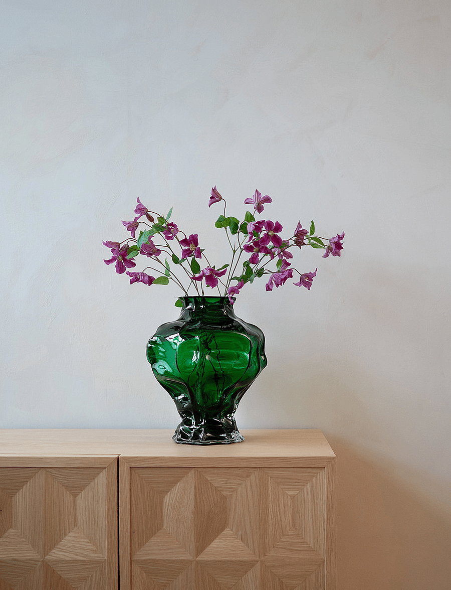 Hein Studio - Ammonit - vasen - green - 0