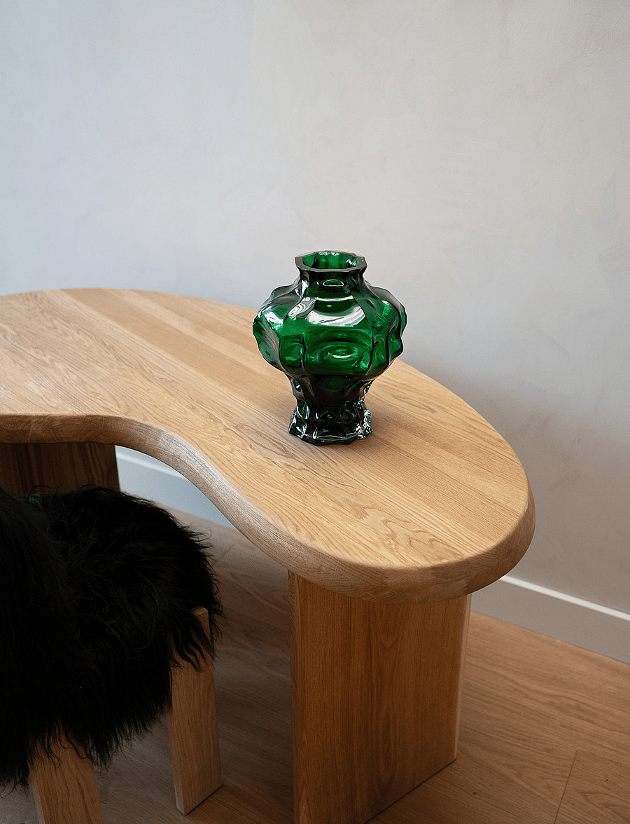 Hein Studio - Ammonit - vasen - green - 3