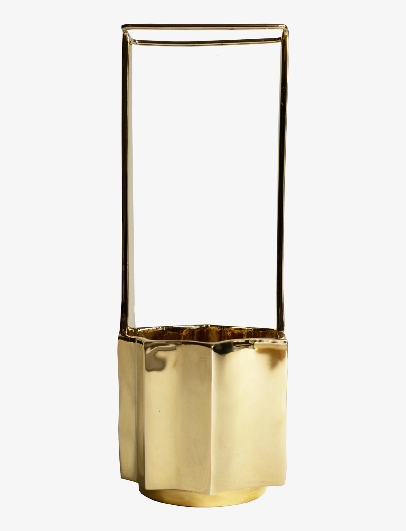 Hein Studio Ikebana, Vases, Guld, Str: H19CM