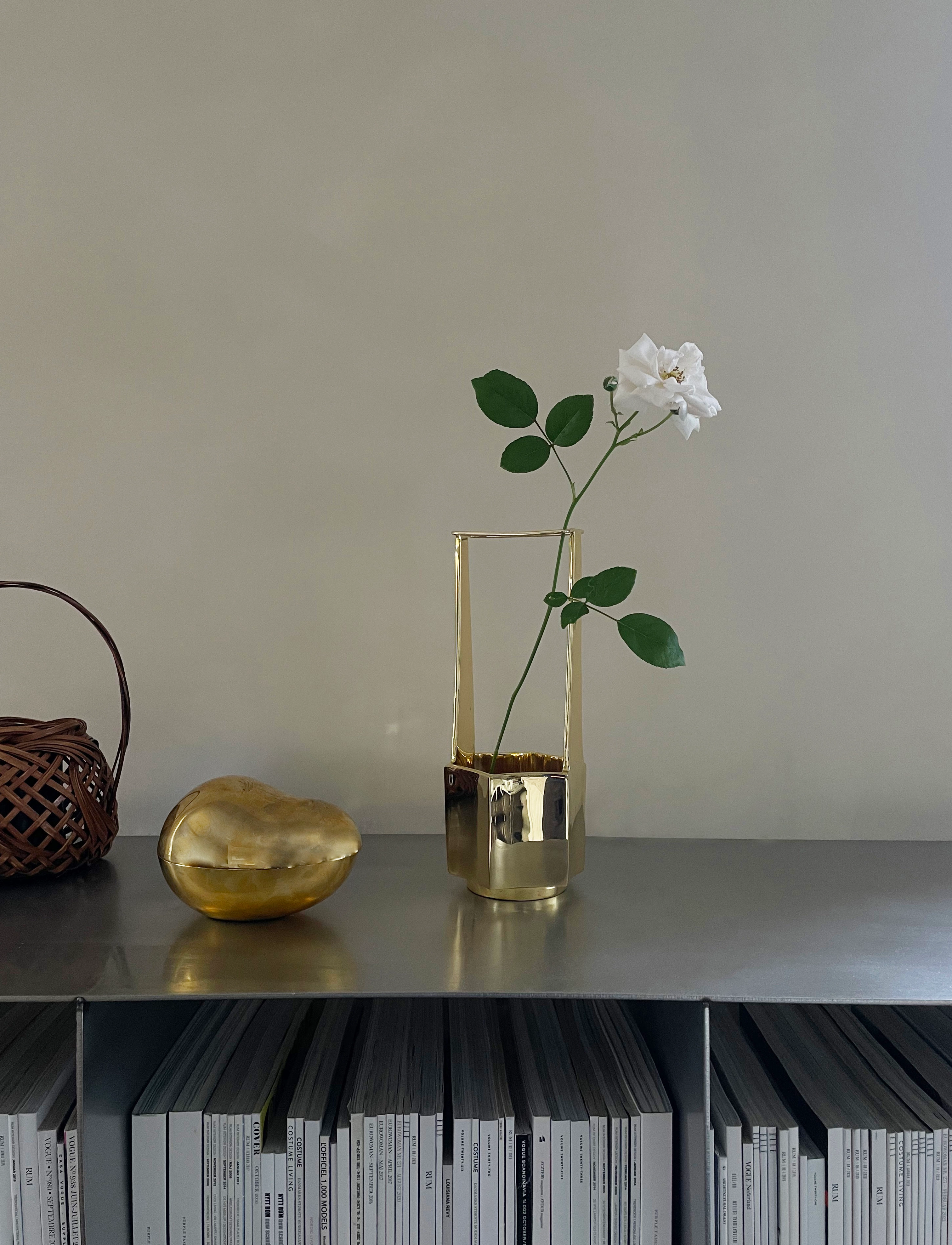 Hein Studio Ikebana, H19 cm, Gold, Dekoration > Vaser, Unisex