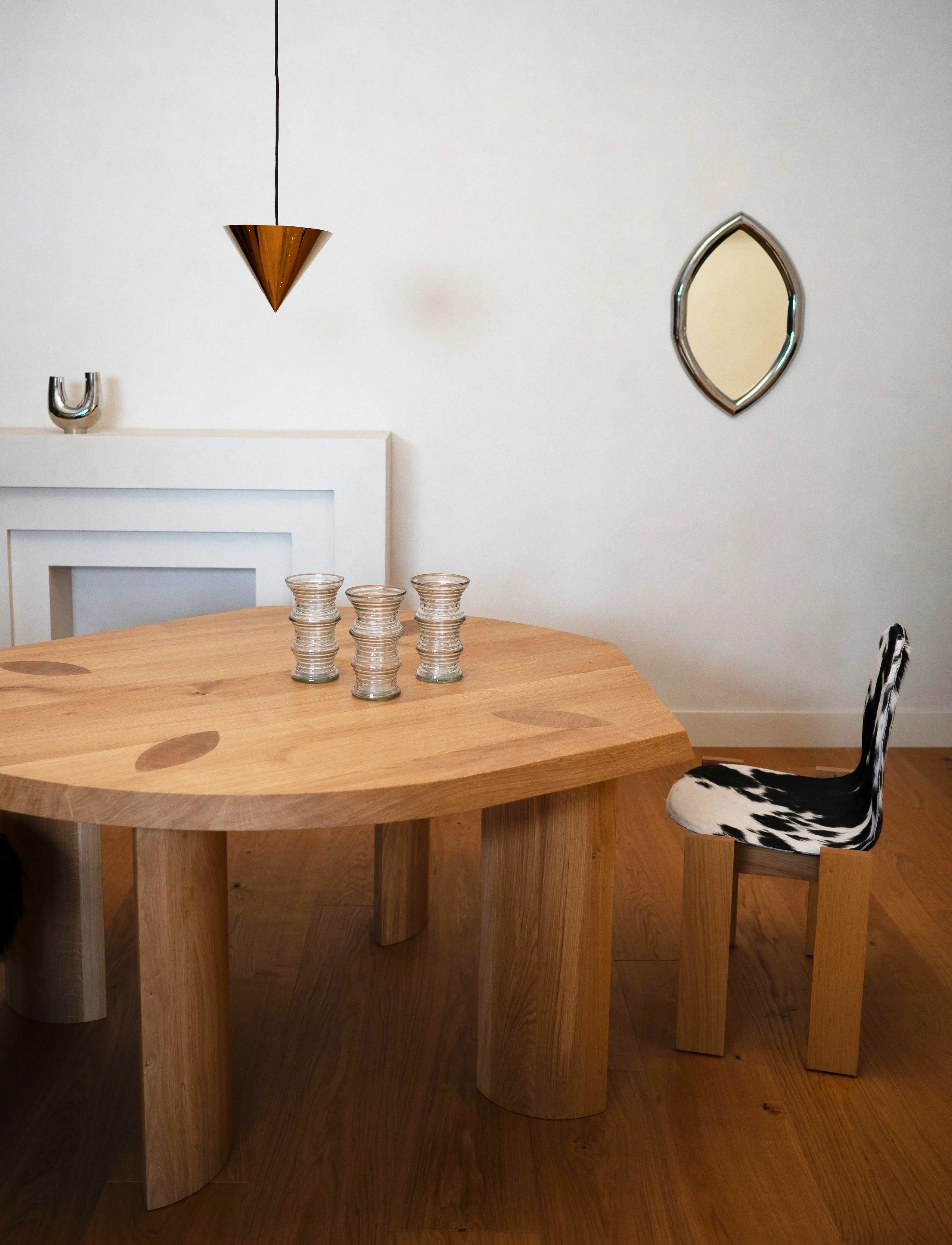Hein Studio Iris, 70X45X2.5, Mirrors, Silber - Wall Homeware