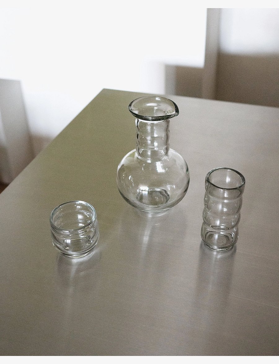 Hein Studio - Agnes Long Driking Glass - trinkgläser - clear - 2