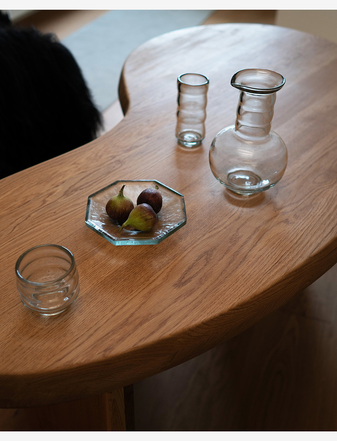 Hein Studio - Agnes Glass Carafe - karaffen & kannen - clear - 3